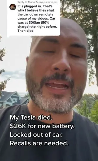 tesla owner furious after paying $26,000 for a new battery following lockou 1292