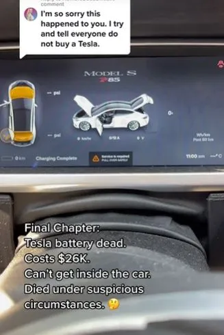 tesla owner furious after paying $26,000 for a new battery following lockou 1296