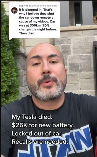 tesla owner furious after paying $26,000 for a new battery following lockou 1293