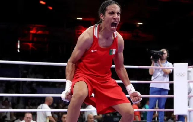 imane khelif won olympic gold in the welterweight final against china’s yan 2270