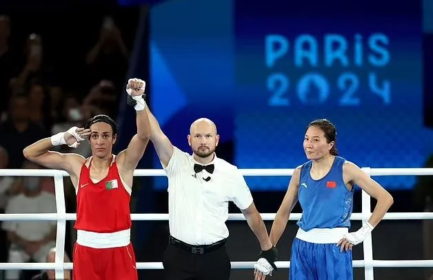 imane khelif won olympic gold in the welterweight final against china’s yan 2273