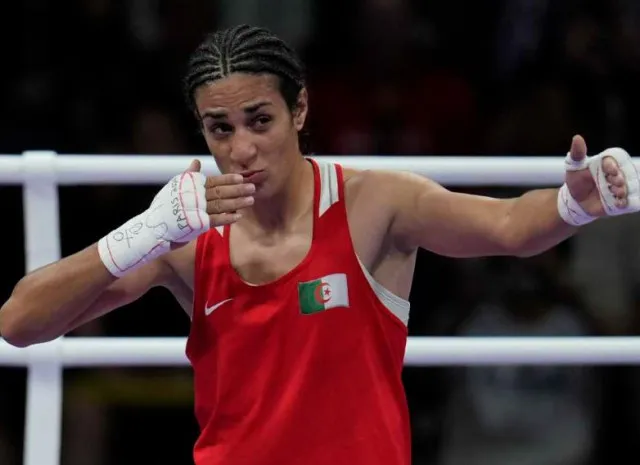 imane khelif won olympic gold in the welterweight final against china’s yan 2271