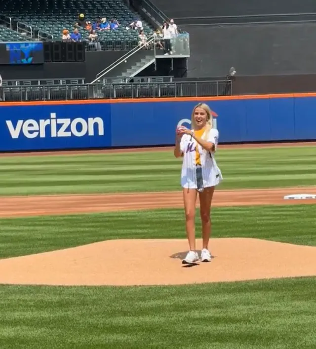 Fans Furious After Hawk Tuah Girl Throws First Pitch At Mets Game