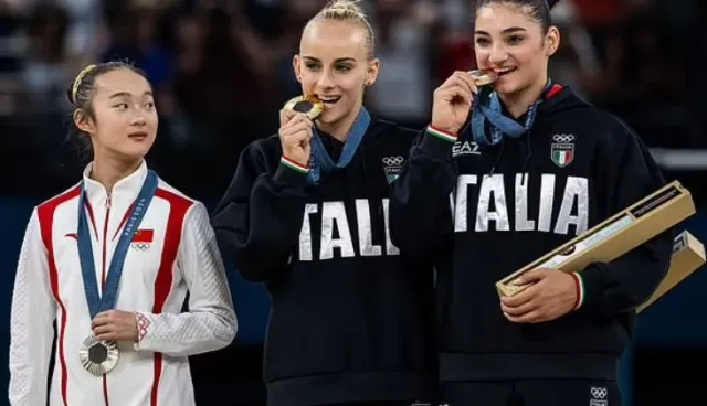 olympic gymnast zhou yaqin returns to family business after paris silver me 2838