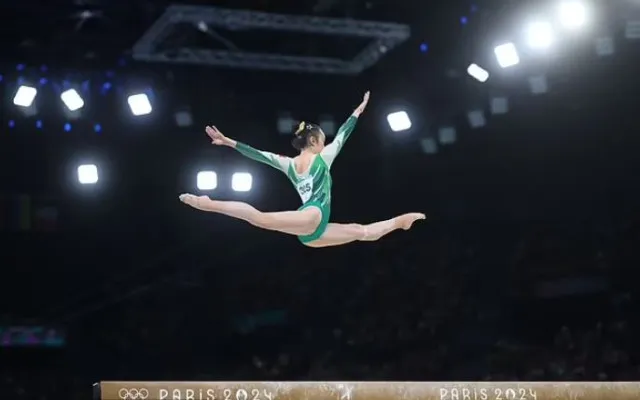 olympic gymnast zhou yaqin returns to family business after paris silver me 2835