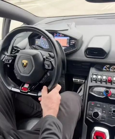 man claiming to be last human drives lamborghini to prove time travel cla 3764