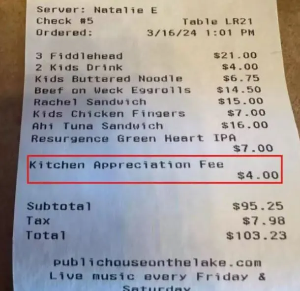 new kitchen fee at restaurants infuriates customers 4196