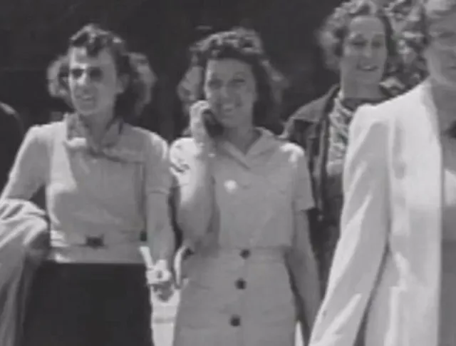 woman in 1938 video using a phone sparks time travel theories 4225