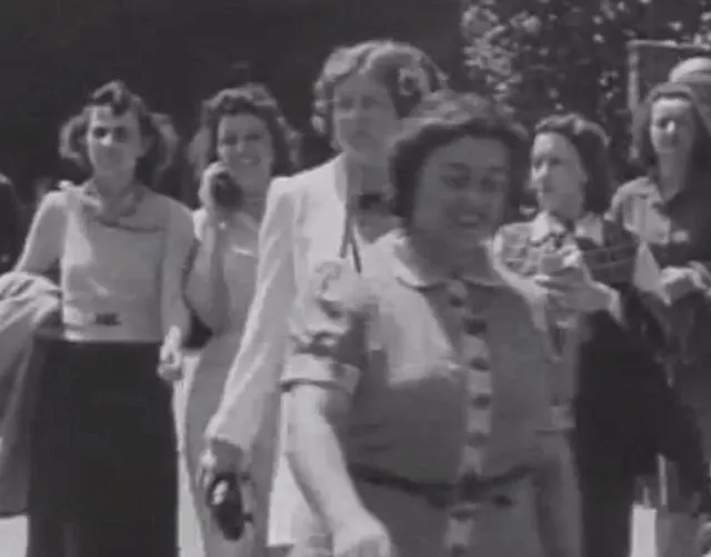 woman in 1938 video using a phone sparks time travel theories 4226