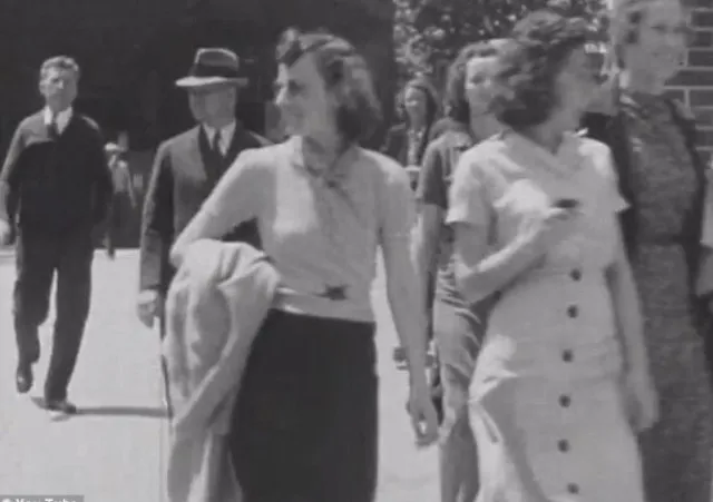 woman in 1938 video using a phone sparks time travel theories 4224