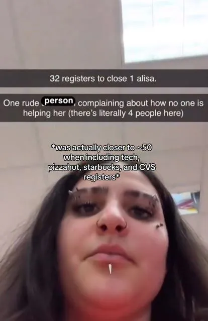 new target worker forced to close entire store alone after manager leaves 6587