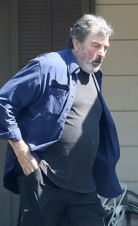 tom selleck spotted looking downcast and scruffy during career controversy 6680