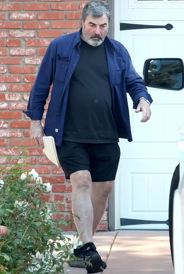 tom selleck spotted looking downcast and scruffy during career controversy 6681