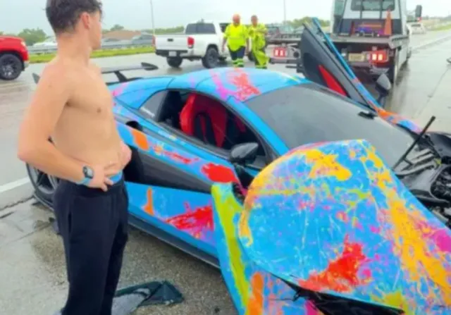youtuber could face legal action after crashing mclaren during livestream 6698