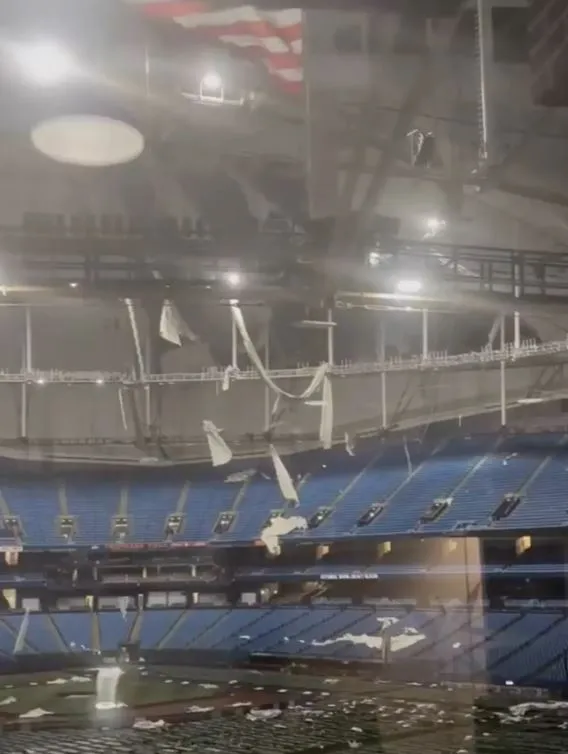 security guard reveals devastation inside a stadium designed to shelter 10, 6967
