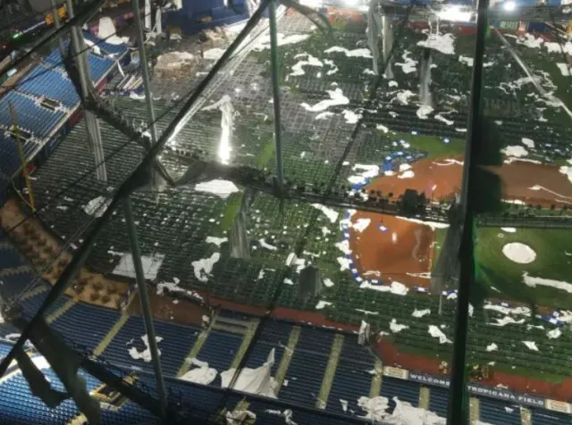 security guard reveals devastation inside a stadium designed to shelter 10, 6965