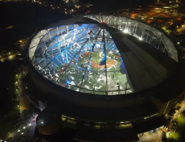 security guard reveals devastation inside a stadium designed to shelter 10, 6964