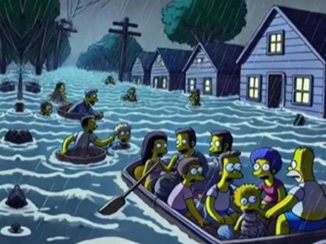 simpsons fans claim the show predicted floridas severe hurricane milton 7838