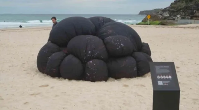 mysterious black balls found on sydney beaches sparked dark theories 7907