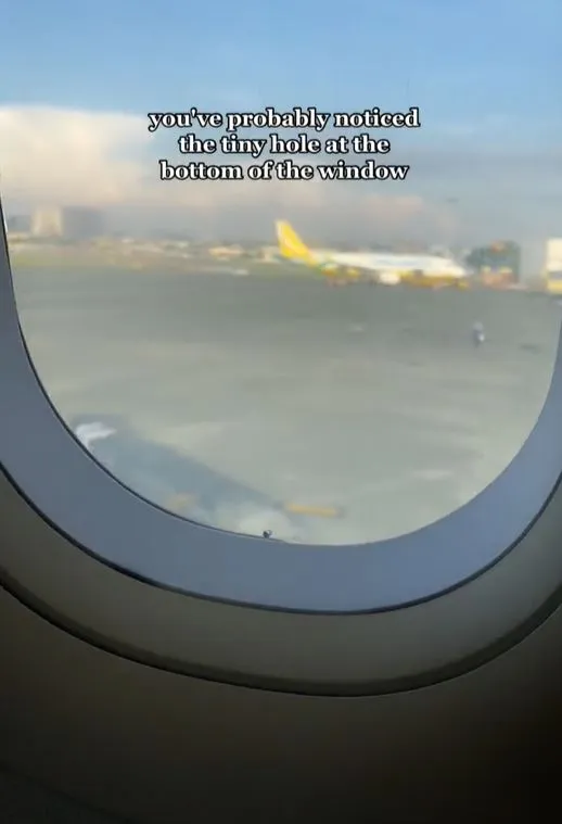 flight attendant explains why plane windows have tiny holes 8024