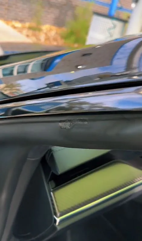 man reveals shows poor build quality of teslas in viral video and internet 8041