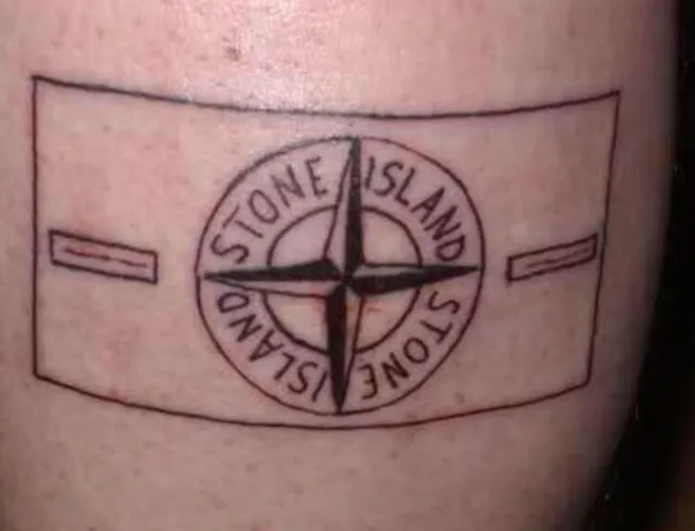 man fears being single after getting a stone island tattoo 8420
