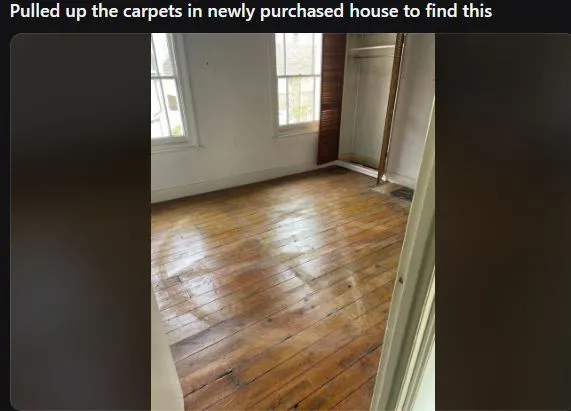 man discovers creepy fevil trap while redecorating 8843