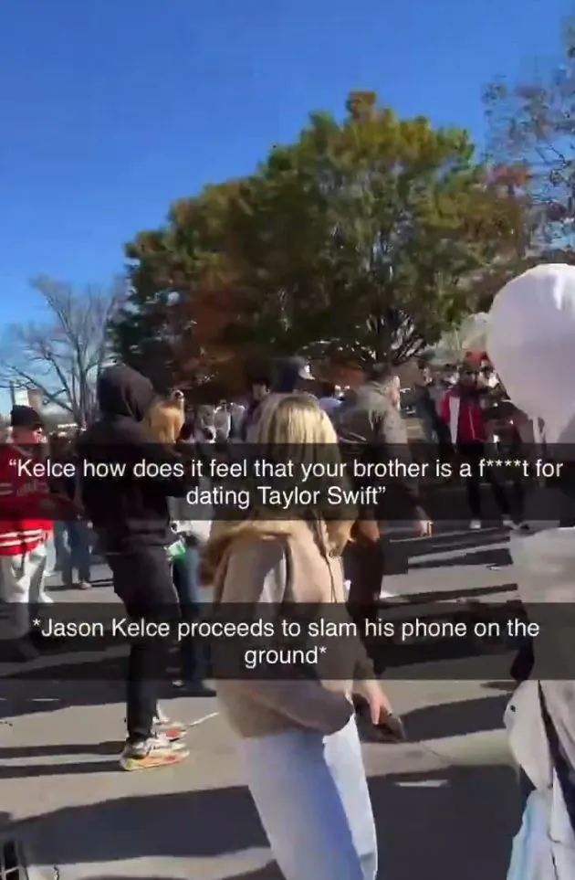 jason kelce defends brother travis by smashing fans phone 8900