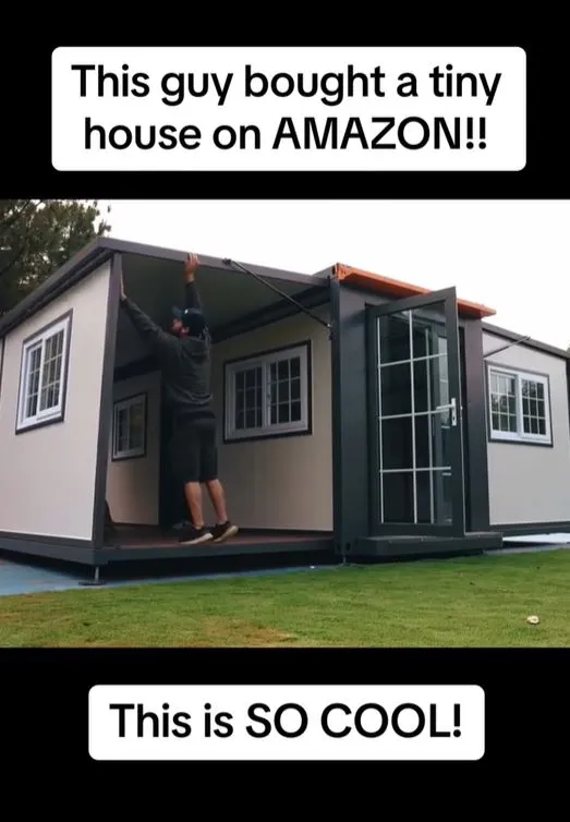 man buys a tiny home from amazon for just $20,000 8878