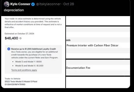 man discovers his tesla is worth much less than expected 8923