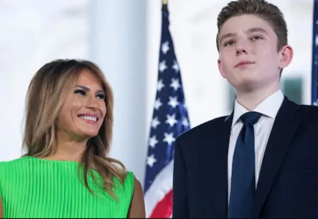 melania trump shares barron’s first-ever vote in 2024 election 9108
