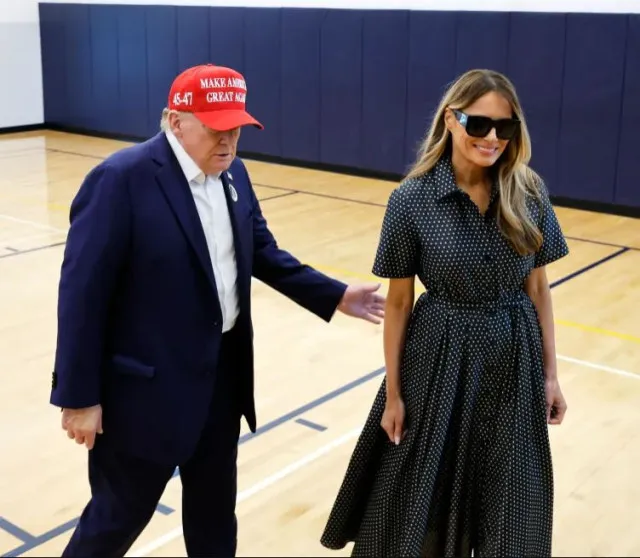 melania trump shares barron’s first-ever vote in 2024 election 9107