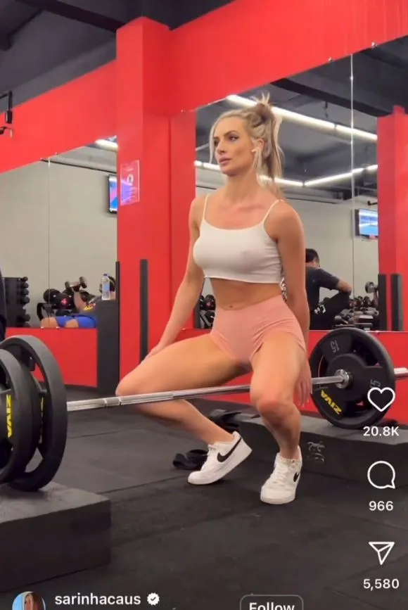 joey swoll slams model sarah caus for inappropriate gym behavior 9257