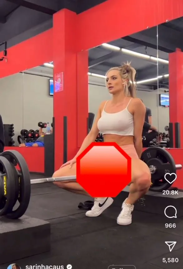 joey swoll slams model sarah caus for inappropriate gym behavior 9260
