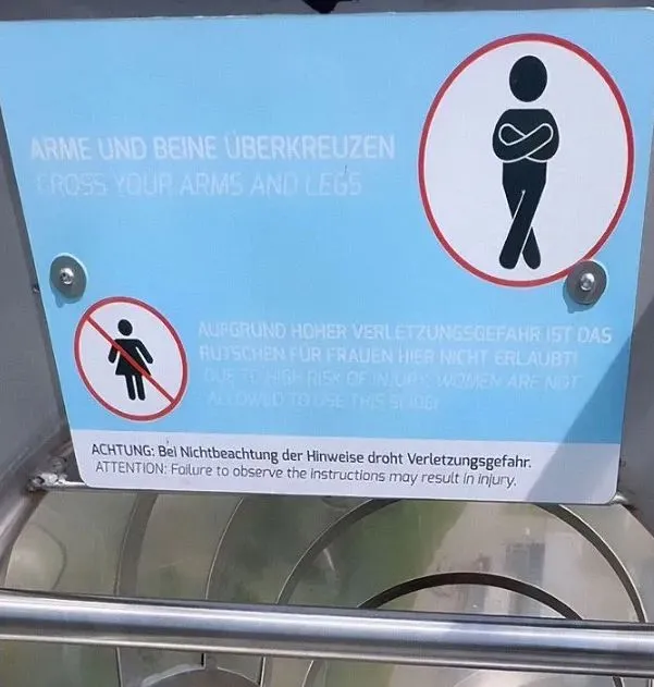 why women are banned from this waterslide while a world champion diver igno 9487