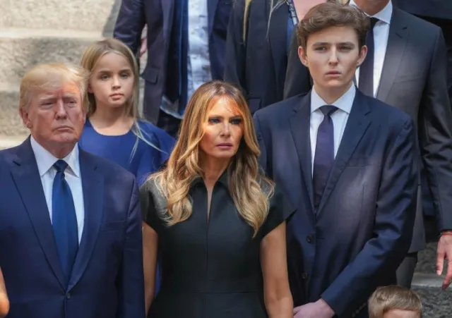 barron trump gives unexpected response to voting questions at nyc 9601