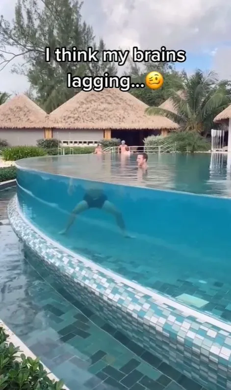 mind-boggling optical illusion shows man’s head separated from his body 9738