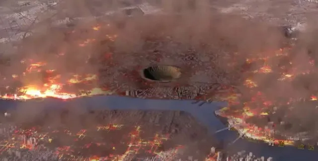 simulation reveals catastrophic impact of potential asteroid collision with 9952
