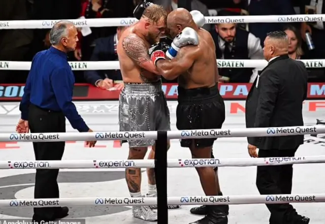 fans point out conspiracy theories suggesting mike tyson - jake aul fight w 10097