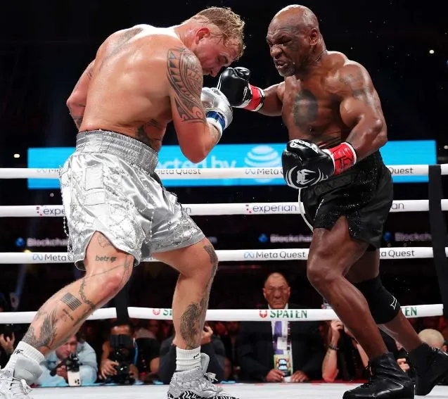 fans point out conspiracy theories suggesting mike tyson - jake aul fight w 10095