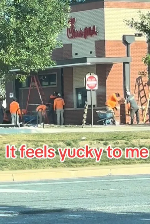 chick-fil-a criticized for construction work on a sunday 10228