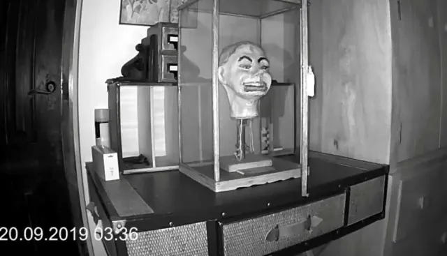 man stunned after catching ventriloquist dummy moving on camera 10515