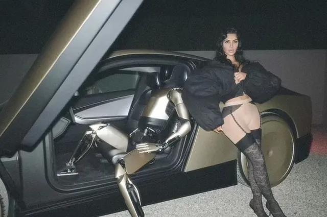 kim kardashian stuns fans after posing for bizarre photo shoot with elon mu 10581