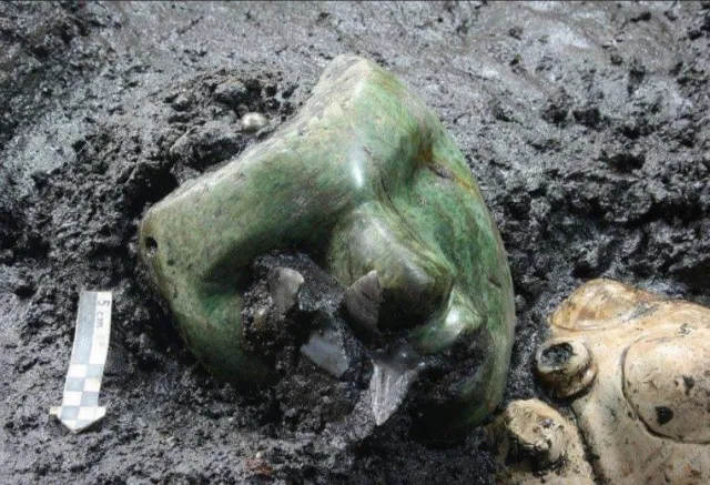 2000-year-old mask found at pyramid of the sun aparks comparisons to the m 10676