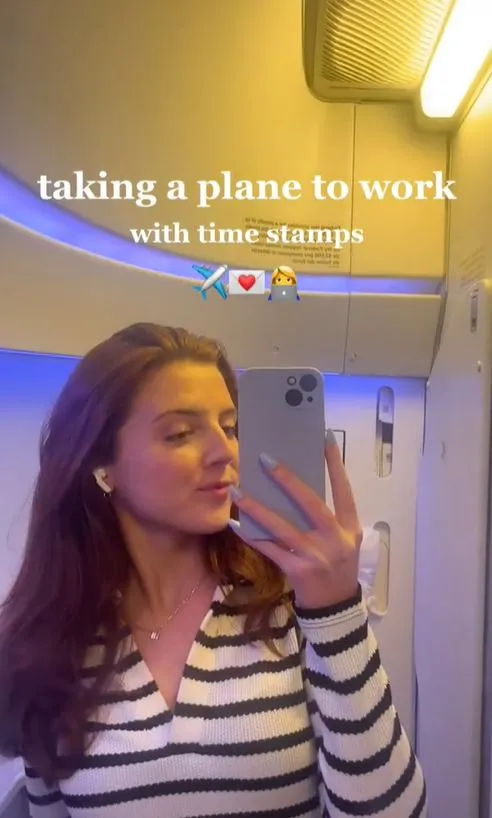 woman commutes by plane weekly for internship to save thousands on rent 10899