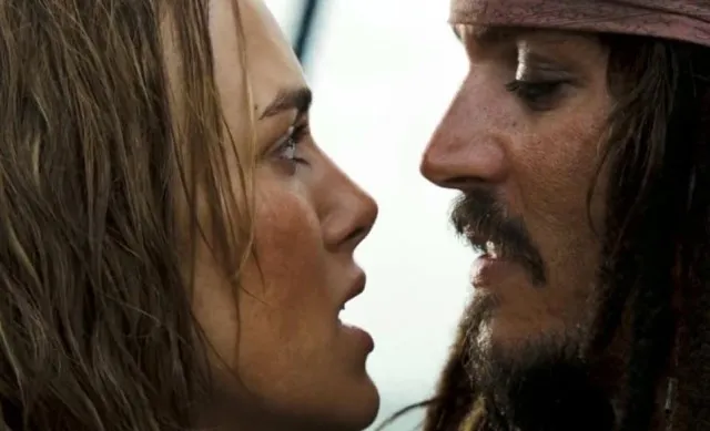johnny depp reflects on awkward on-screen kiss with keira knightley 10949