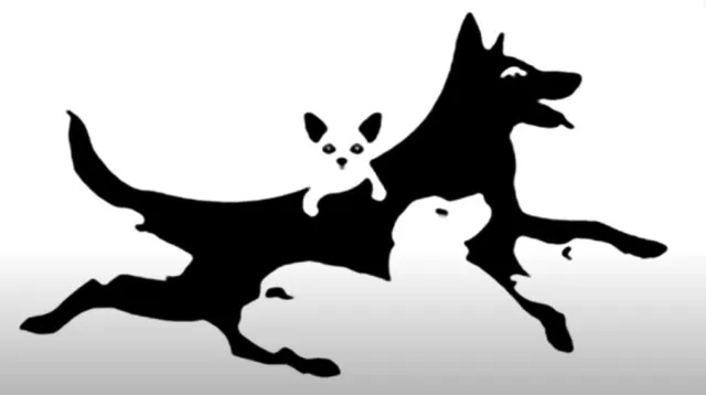 optical illusion reveals your mental age based on how many dogs do you see 11175