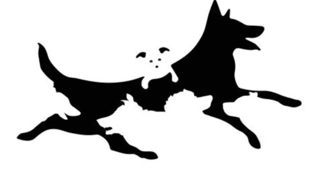optical illusion reveals your mental age based on how many dogs do you see 11176