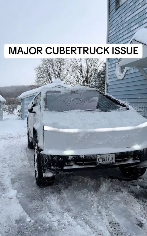 cybertruck owner stunned after spotting major design flaw that could cause 11253
