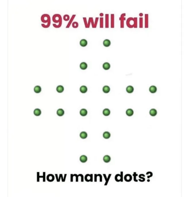 how many dots are hidden in this viral puzzle? 11290